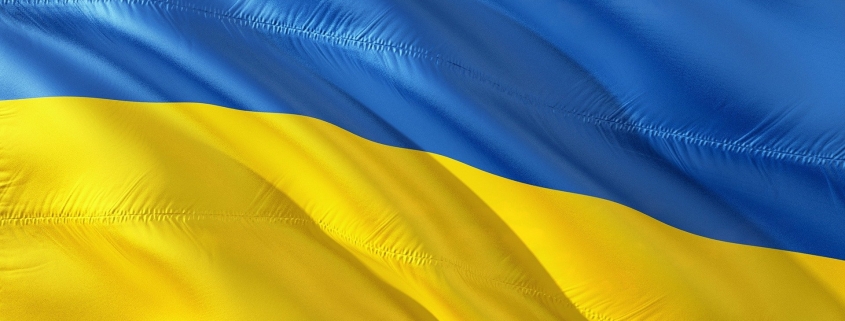 Symbolbild ukrainische Flagge